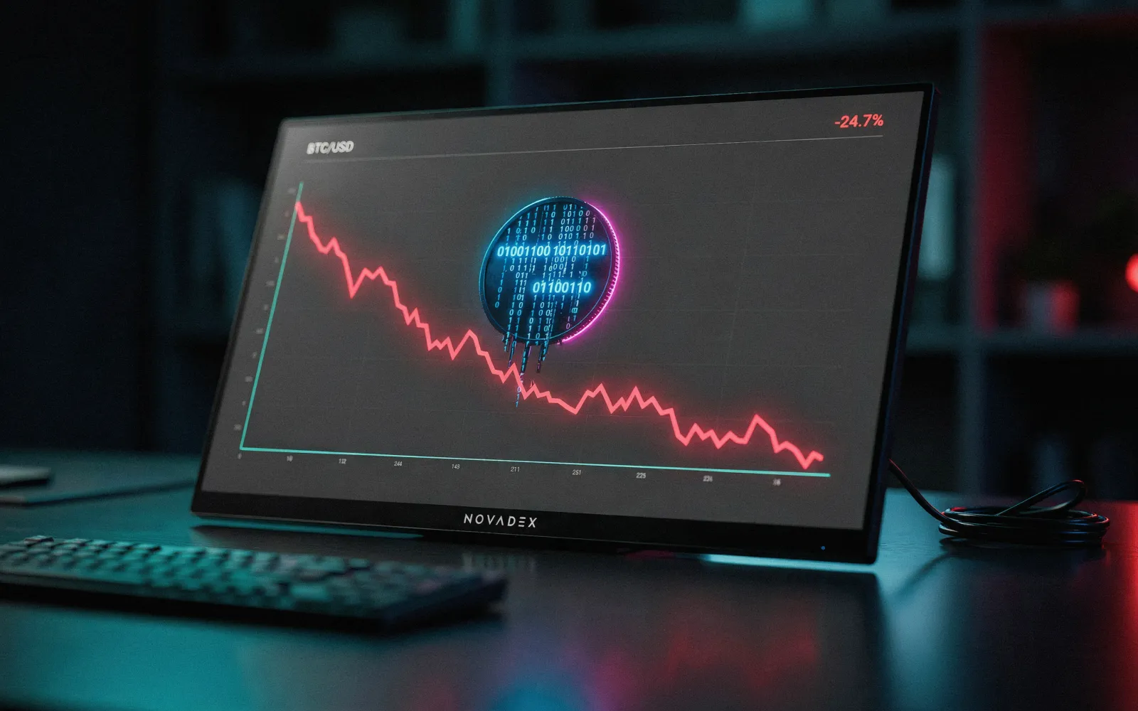 Bitcoin Trades at $61,742, Down 0.47% in 24 Hours Amid Ongoing Volatility