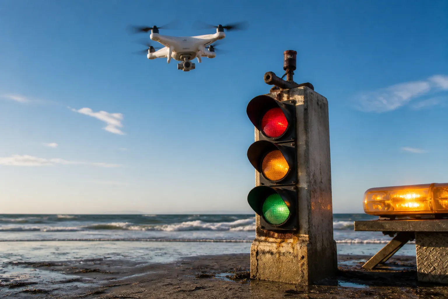 Laguna Beach Eyes Traffic-Signal and Drone Tech to Boost Emergency Response