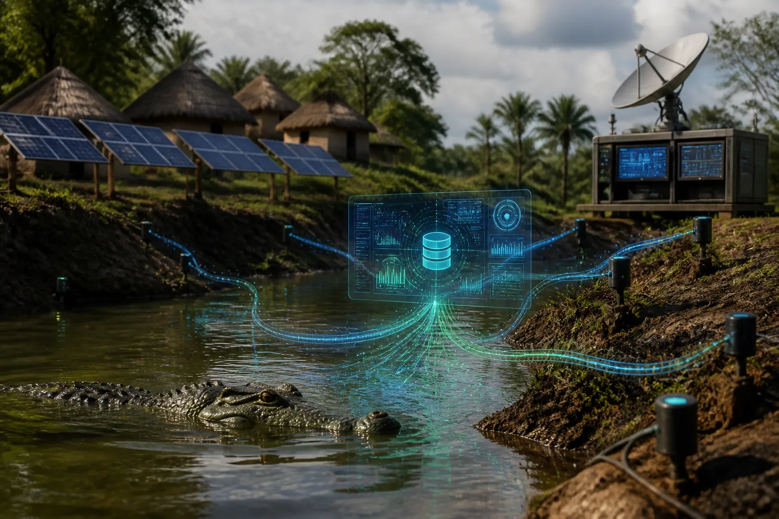 CSIR Deploys AI-Based Crocodile Alert System in Odishas Kusunpur as Part of Smart Village Upgrade