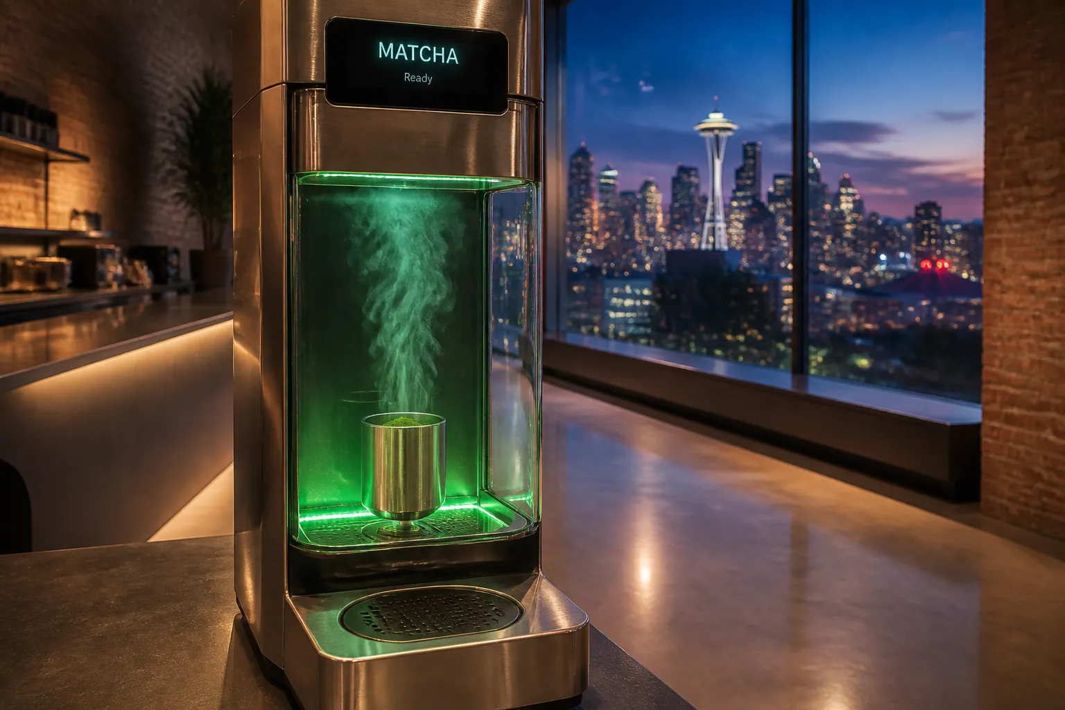Former Axon President Luke Larson Builds Seattle Matcha Empire with Automated Dispensers