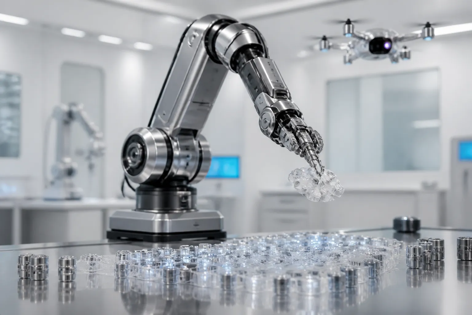 Robotics Research Highlights: Haptic Surgery, Drone Navigation, and Material-Like Collectives