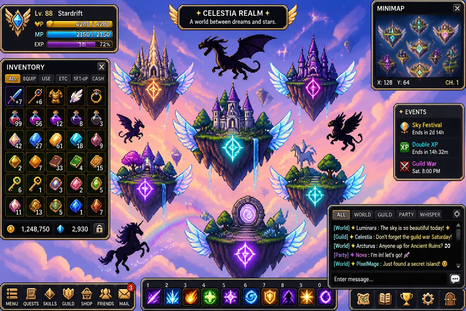 Steam Adds Free-to-Play 2D MMORPG Angels Online Global to Its Catalog