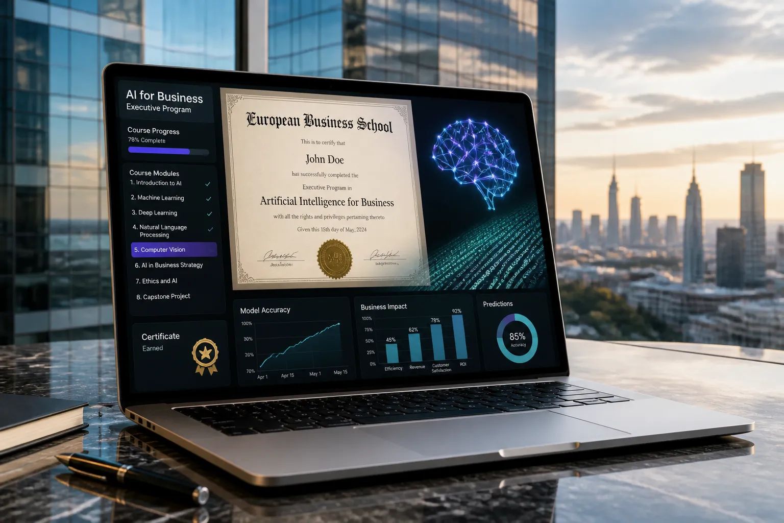 Online Accredited Degrees Rise as European Firms Seek AI, Cybersecurity, and Data Talent