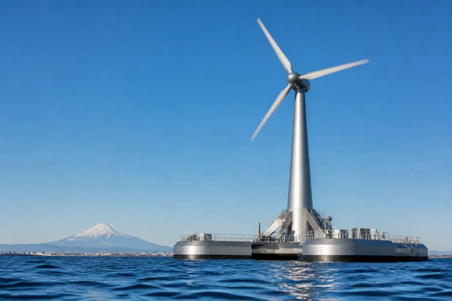 Japan Launches First Commercial Floating Wind Farm, Plans Largest Turbine Yet