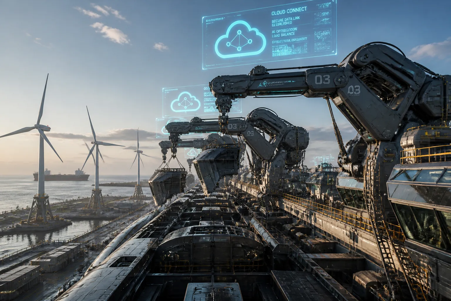 Naver Cloud and HD Korea Shipbuilding Sign MOU to Build AI-Powered Smart Shipyards