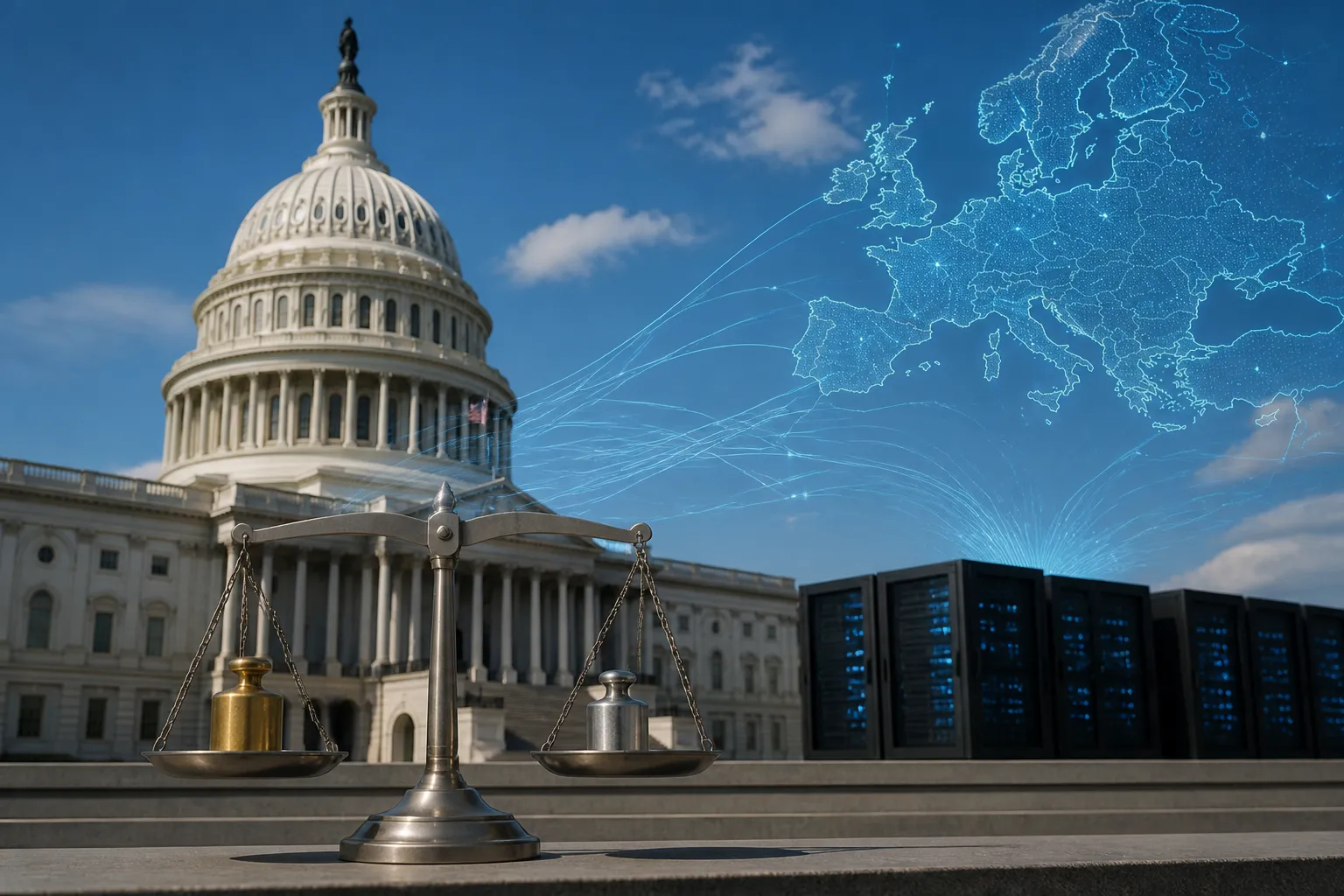 US Lawmakers Urge Trump to Counter EU Digital Rules Targeting American Tech Firms