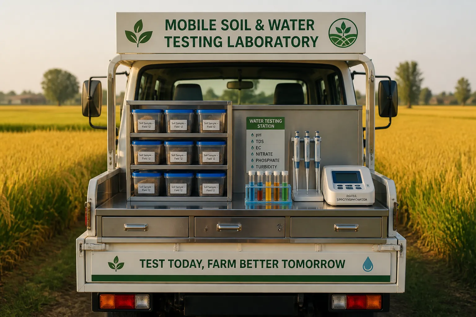 Punjab Launches Mobile Lab on Wheels to Bring On-Site Soil and Water Testing to Farmers