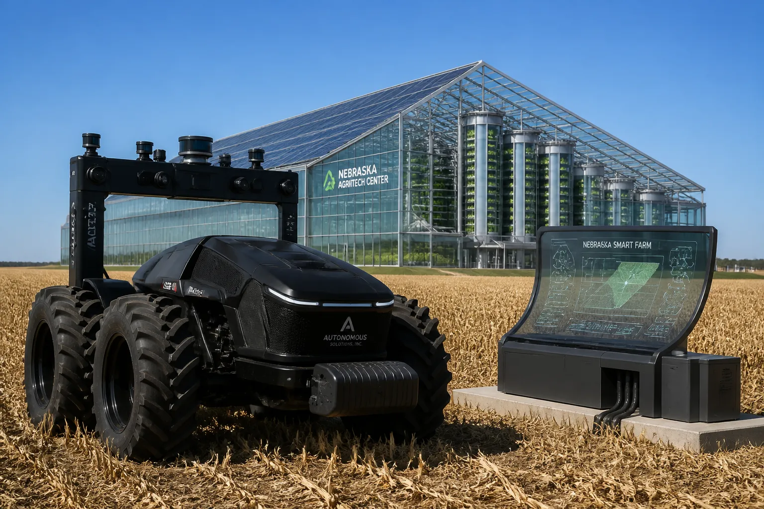 Nebraskas New Engineering Hub Marks Milestone for Autonomous Farming Startup PTx Trimble